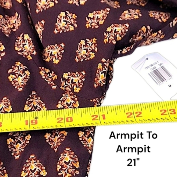 Old Navy Brown Maxi Dress Bohemian Patterned Size M - Picture 7 of 12